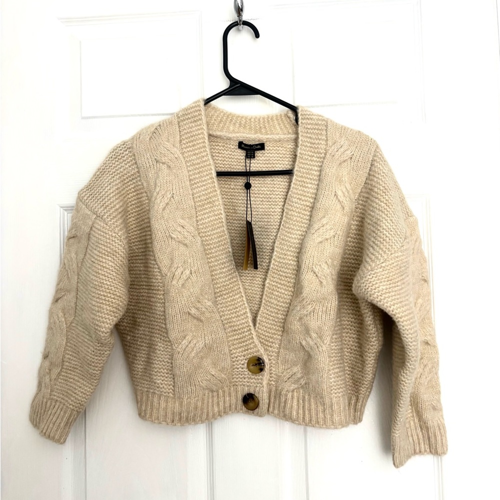 NWT Mossimo Dutti beige cardigan